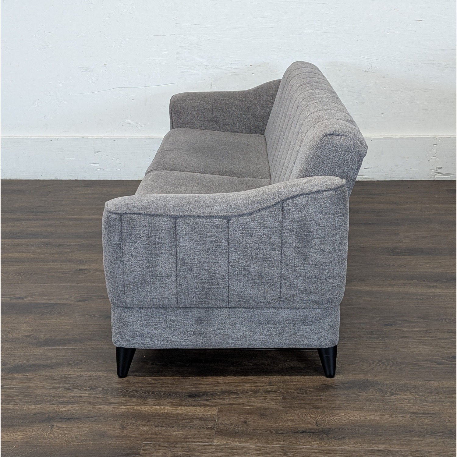 Modern Grey 3-Seat Sofa with Built-in Storage	 - image-8