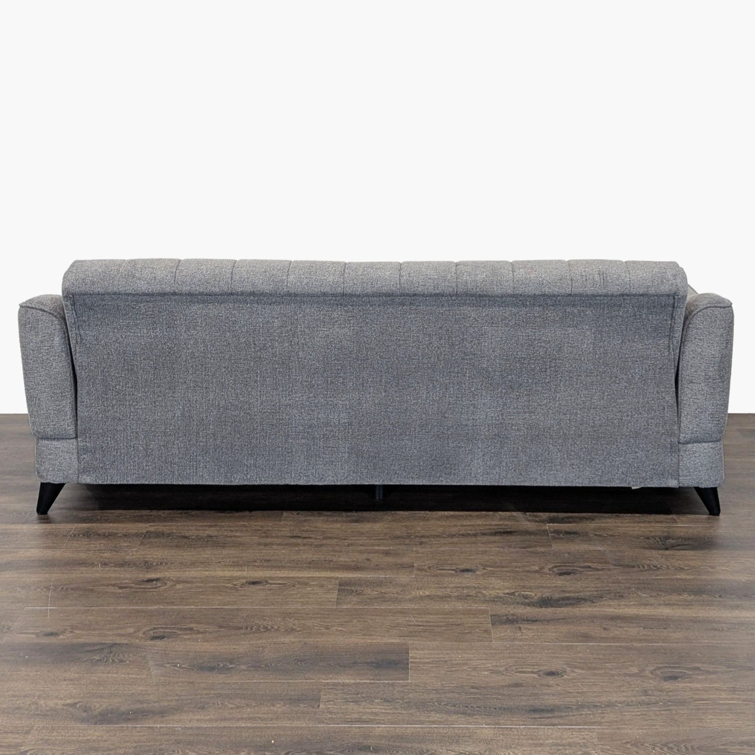 Modern Grey 3-Seat Sofa with Built-in Storage	 - image-3