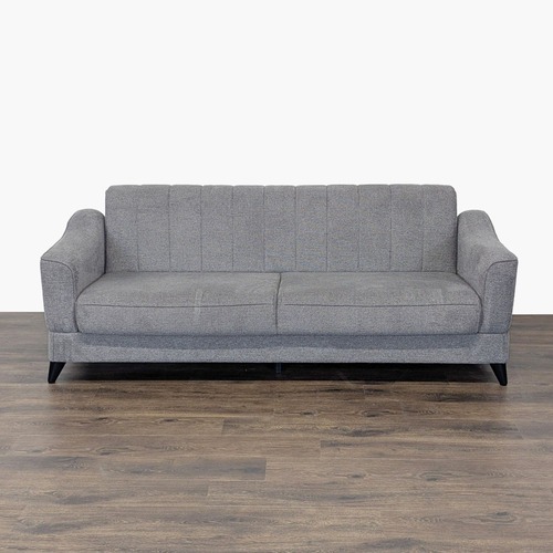 Used Modern Grey 3-Seat Sofa with Built-in Storage	 for sale on AptDeco