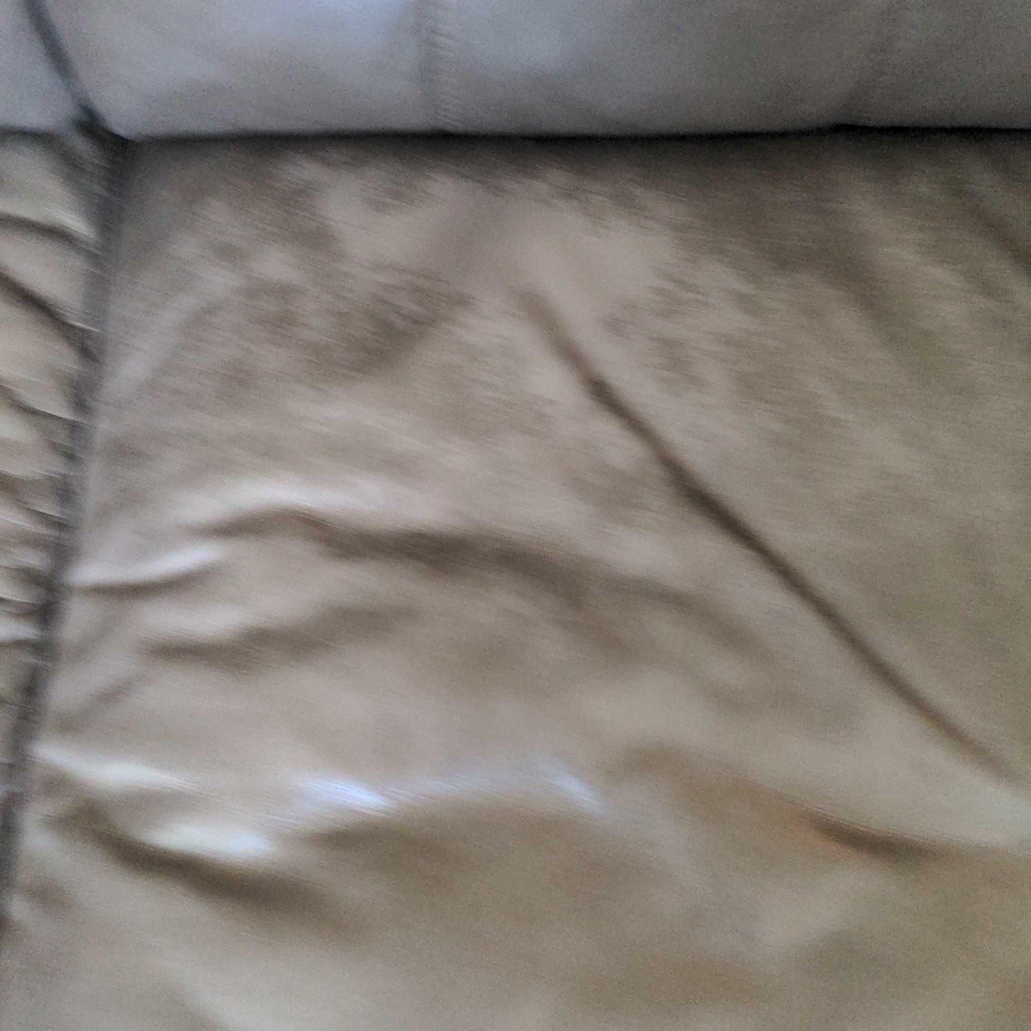 Dark Brown Faux Leather 3-Seat Sofa - image-1