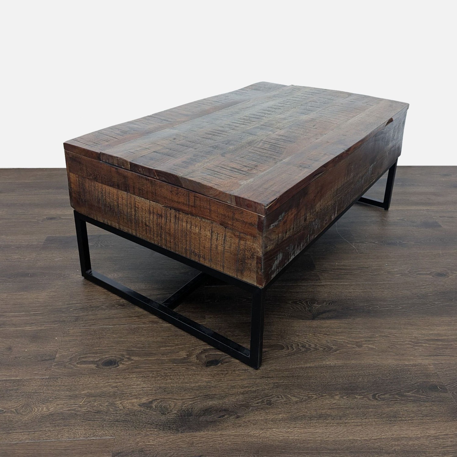 Signature Design by Ashley Reclaimed Wood Lift-Top - image-4