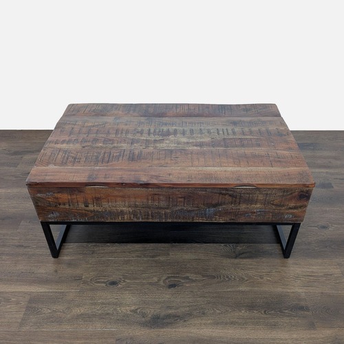 Used Signature Design by Ashley Reclaimed Wood Lift-Top for sale on AptDeco