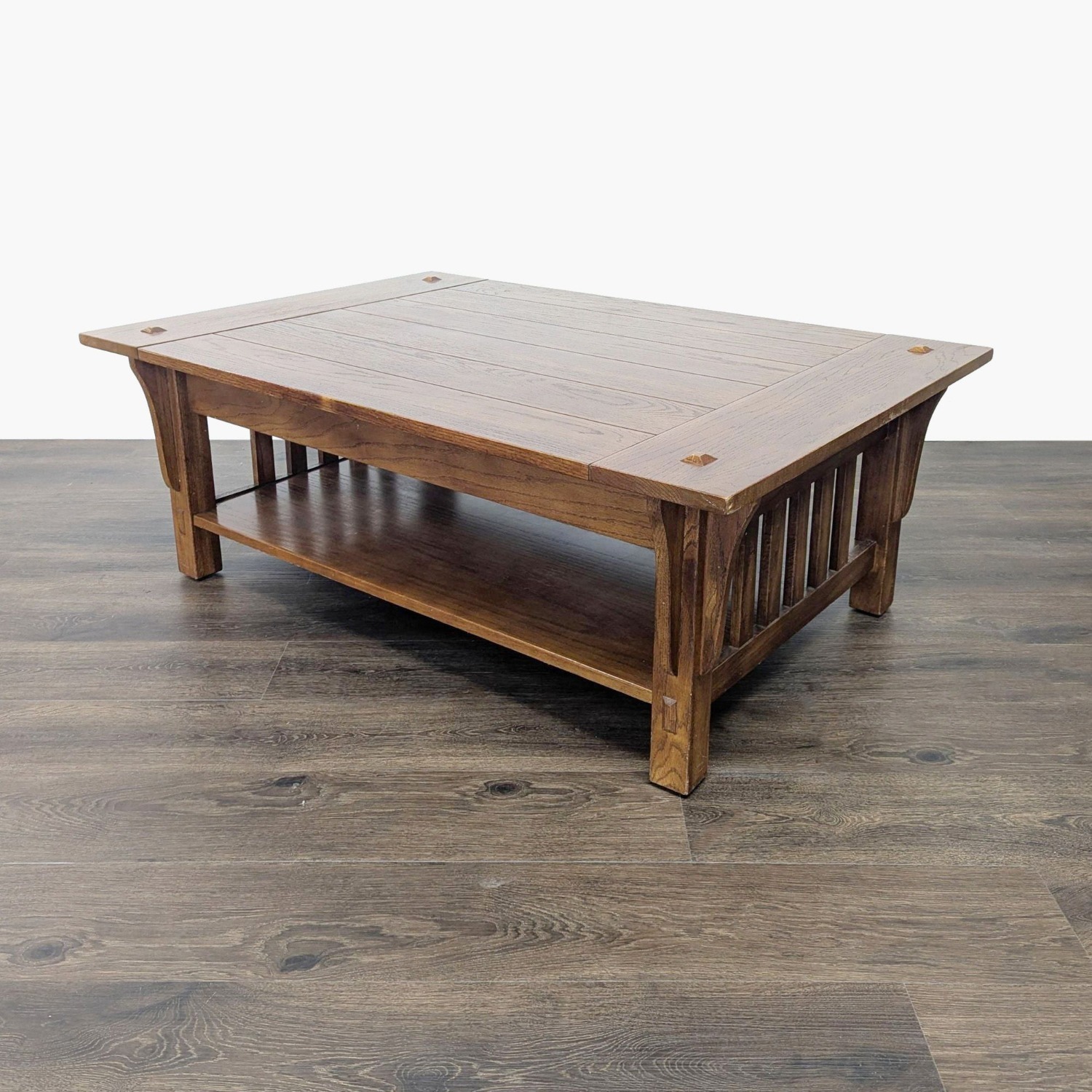 Mission Style Coffee Table - image-3