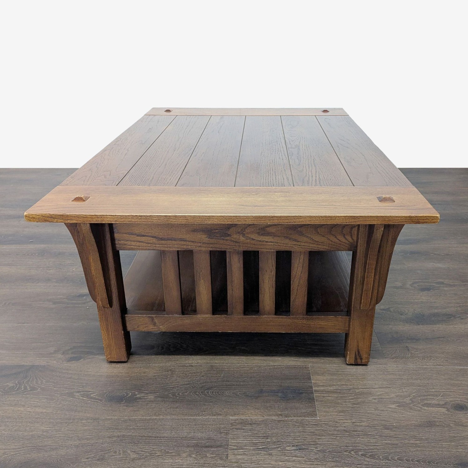 Mission Style Coffee Table - image-4