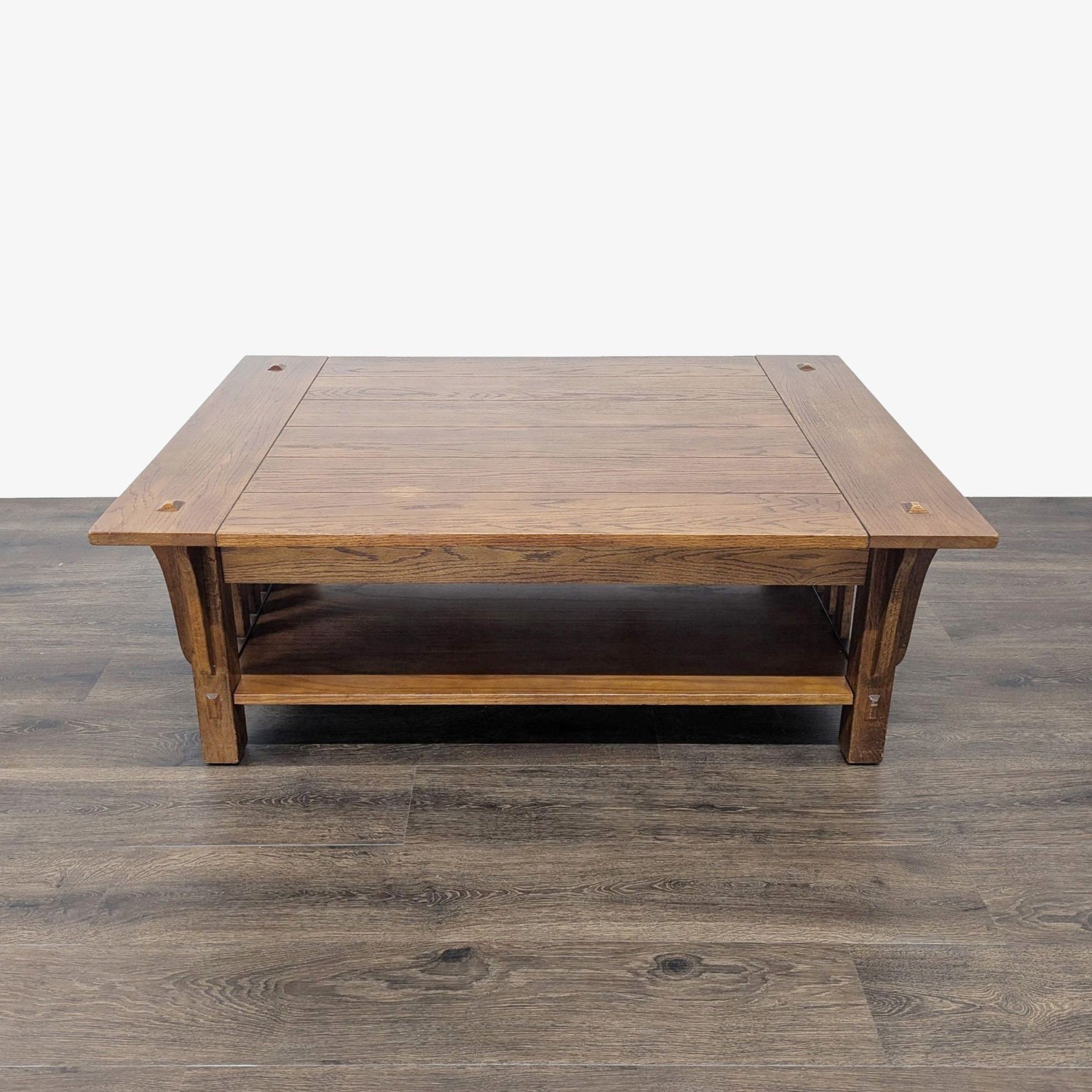 Mission Style Coffee Table - image-1