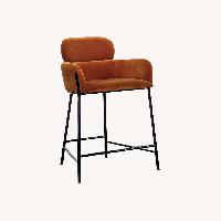 CB2 Azalea Mink Counter Stool