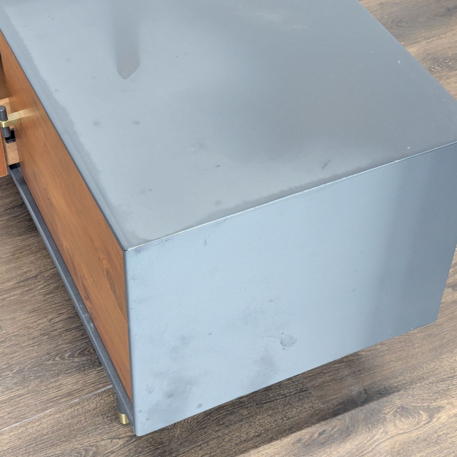 West Elm Modernist Wood and Lacquer Media Console - image-4