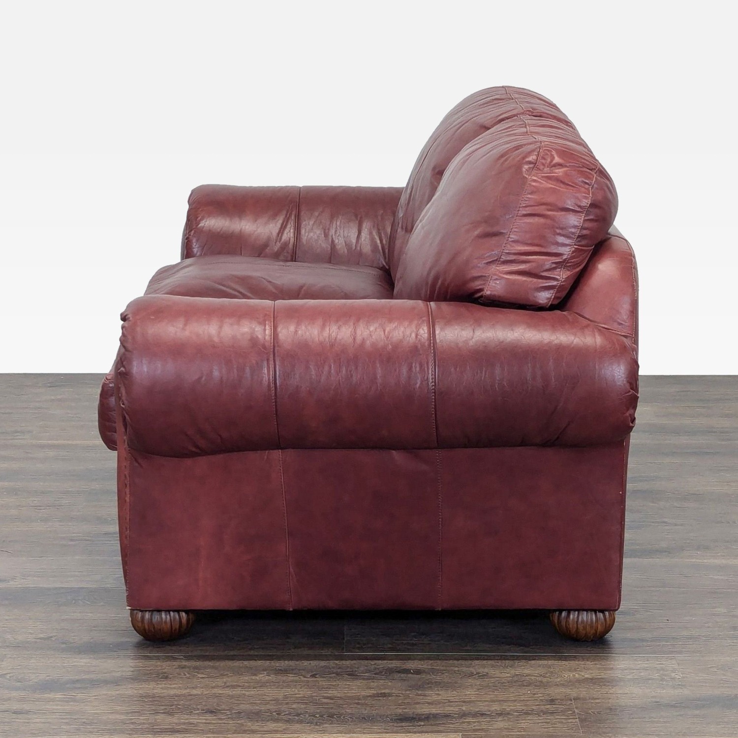 Viewpoint Leather Works Classic Leather Loveseat - image-2