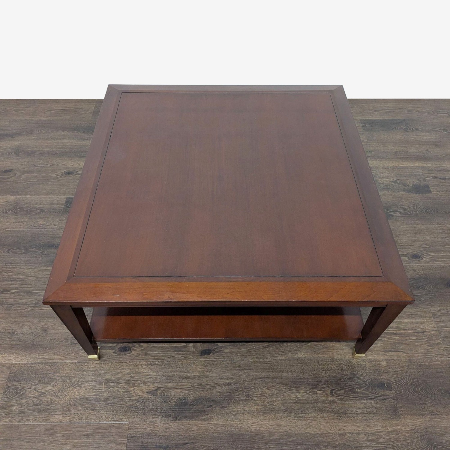 Wood Coffee Table with Shelf - image-4