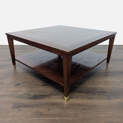 Used Wood Coffee Table with Shelf for sale on AptDeco