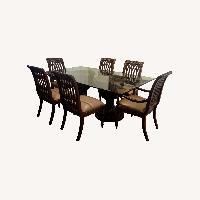 Bernhardt Furniture Solid Wood Dining Room Set 
