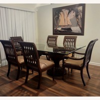 Bernhardt Furniture Solid Wood Dining Room Set 