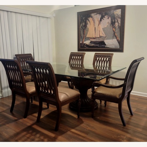 Used Bernhardt Furniture Solid Wood Dining Room Set  for sale on AptDeco