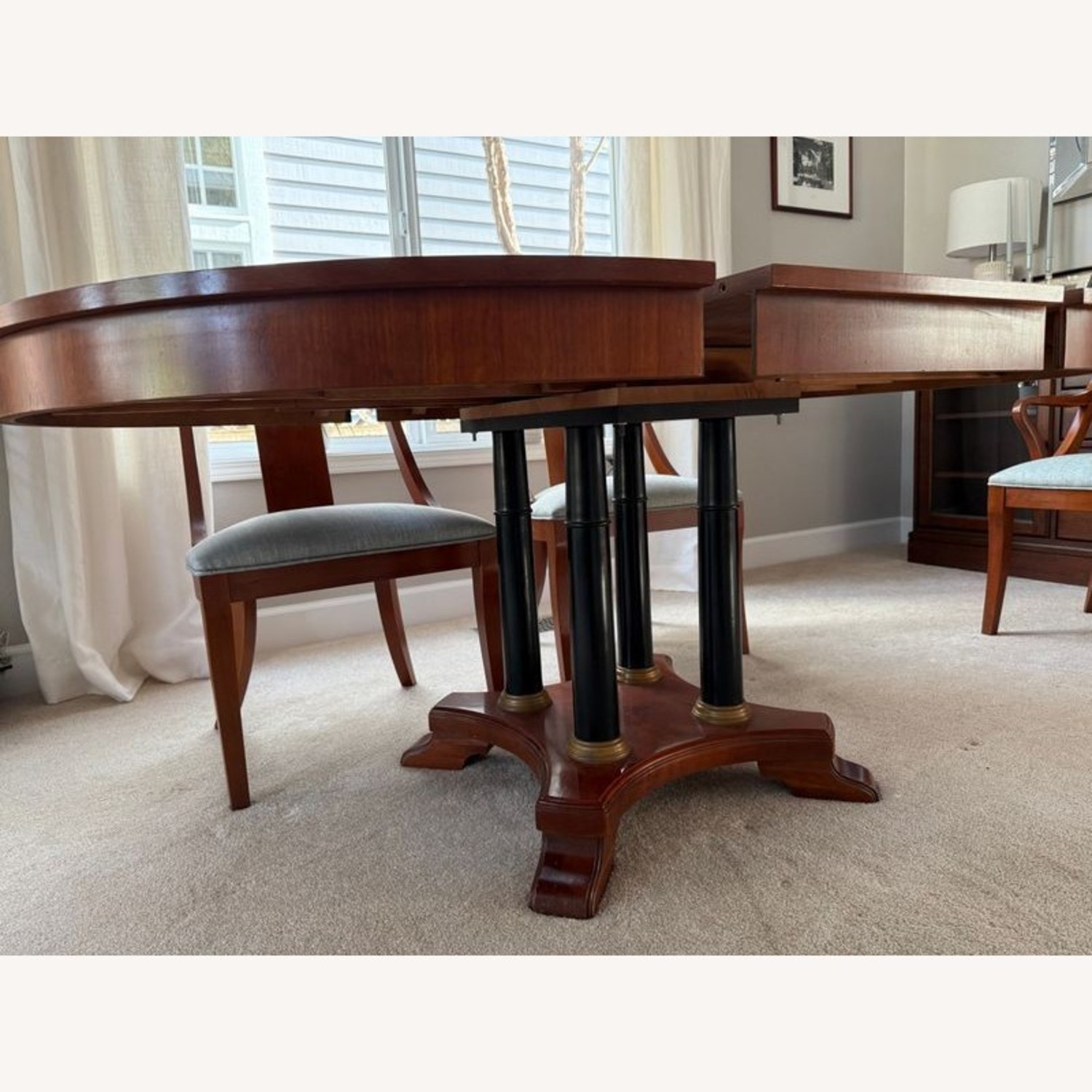 Ethan Allen 8-Piece Wood Dining Set  - image-1