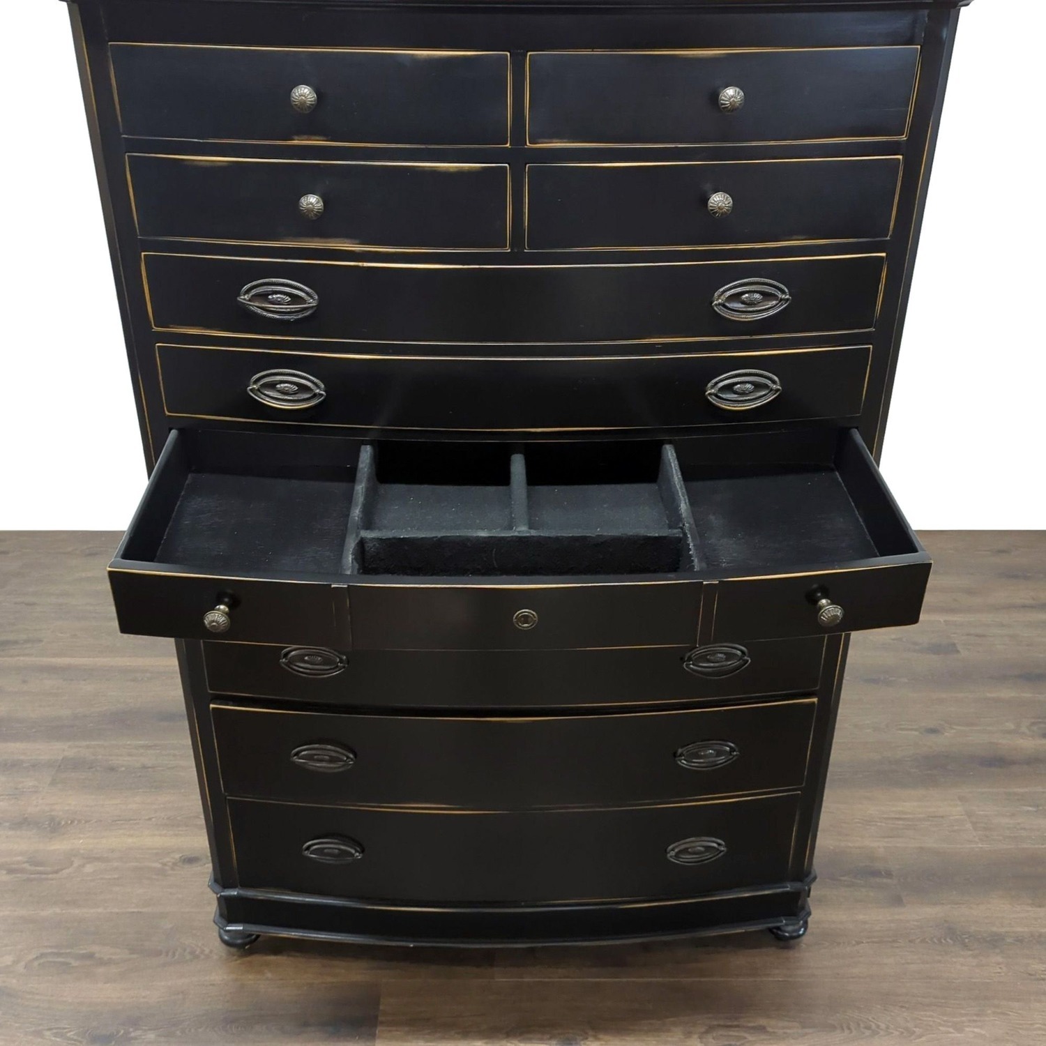Hand Made Black 11-Drawer Chest  - image-5