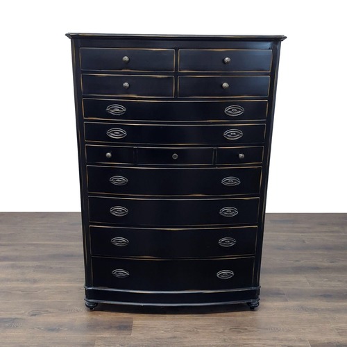 Used Hand Made Black 11-Drawer Chest for sale on AptDeco