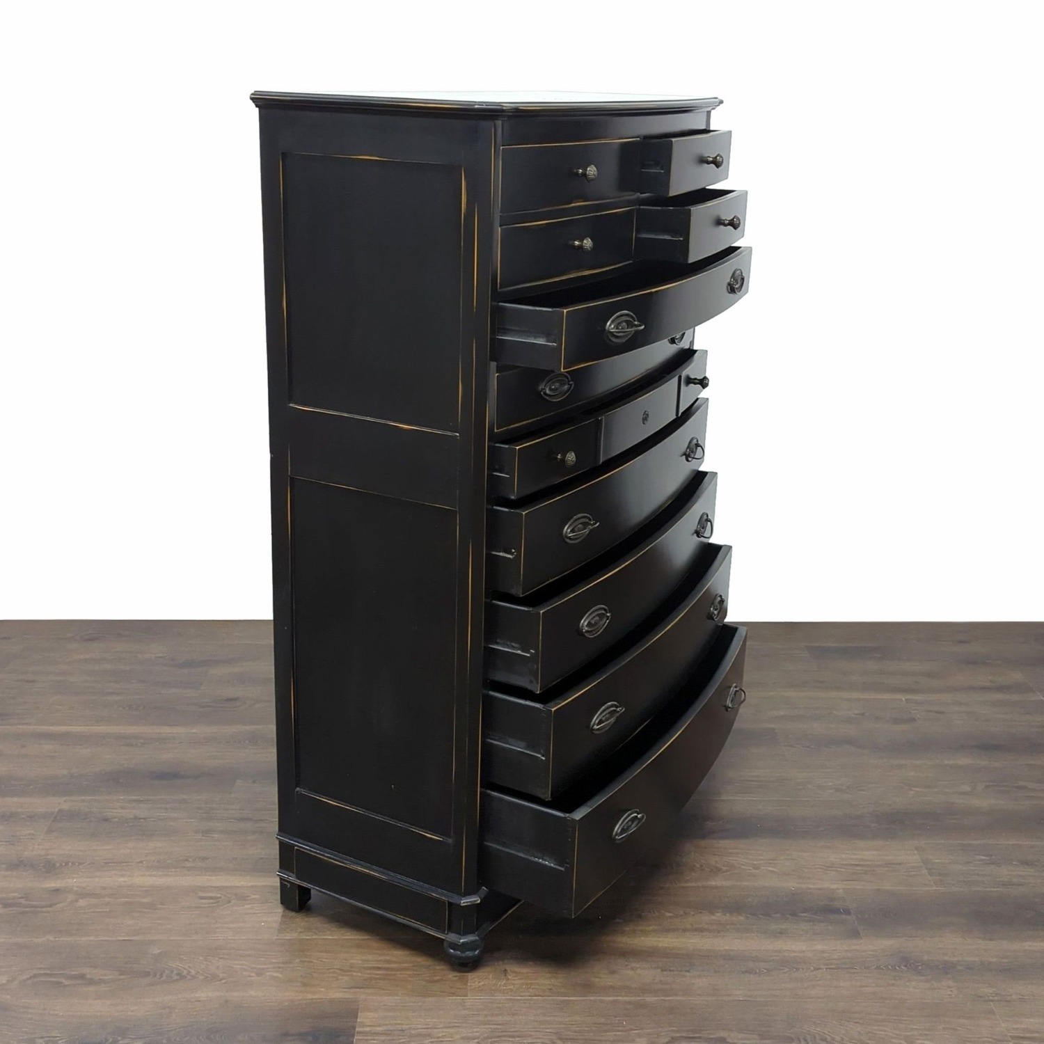 Hand Made Black 11-Drawer Chest  - image-2