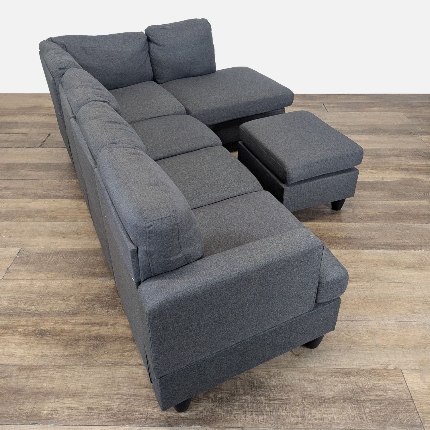 Modern Sectional Sofa L-shaped with Convertible - image-3