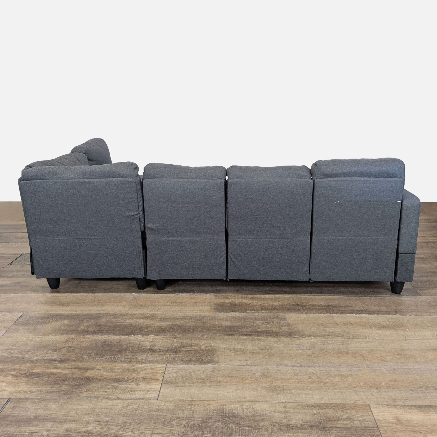 Modern Sectional Sofa L-shaped with Convertible - image-6