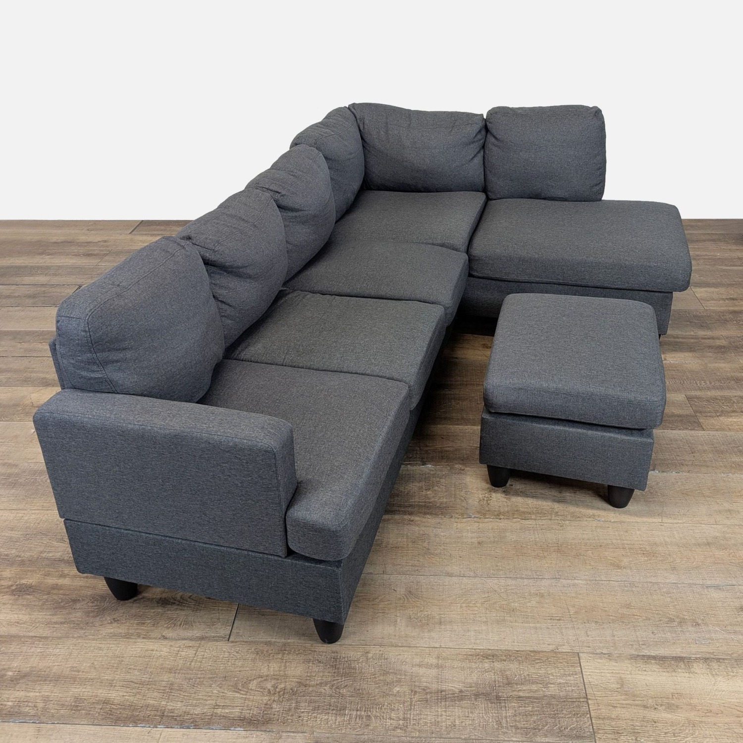 Modern Sectional Sofa L-shaped with Convertible - image-2
