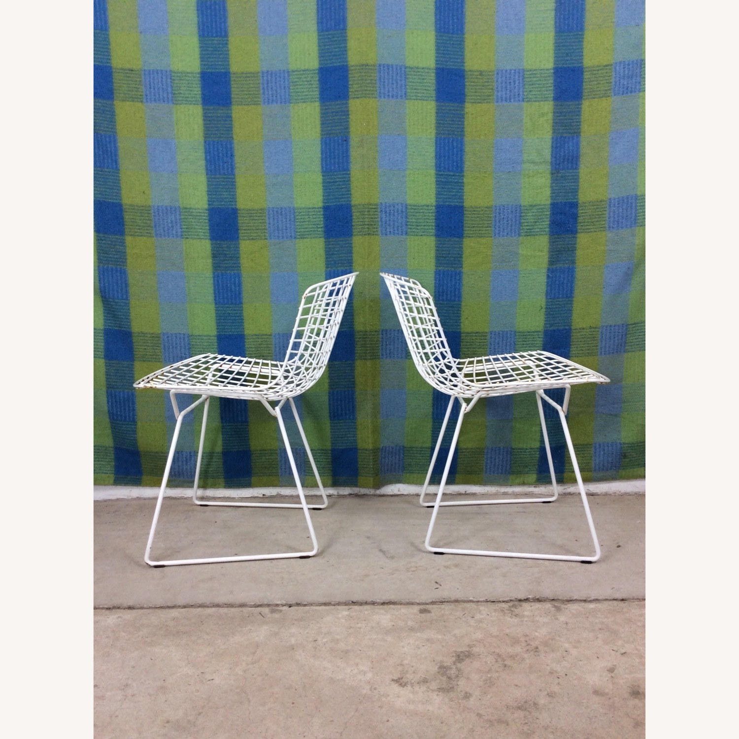 Set of 6 Metal Chairs by Harry Bertoia for Knoll - image-22