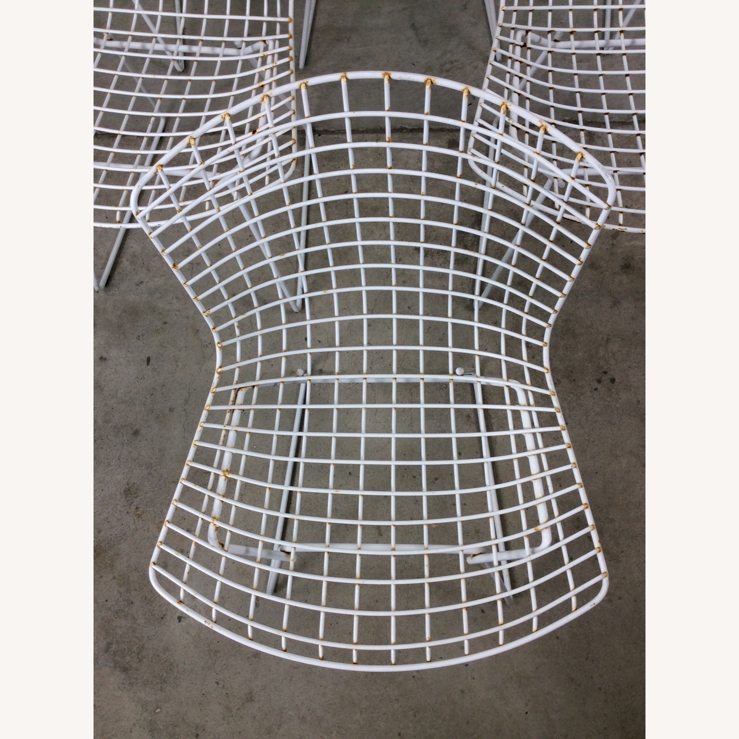 Set of 6 Metal Chairs by Harry Bertoia for Knoll - image-8