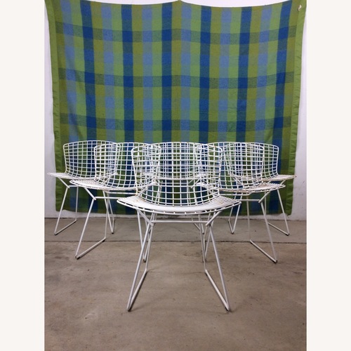 Used Set of 6 Metal Chairs by Harry Bertoia for Knoll for sale on AptDeco