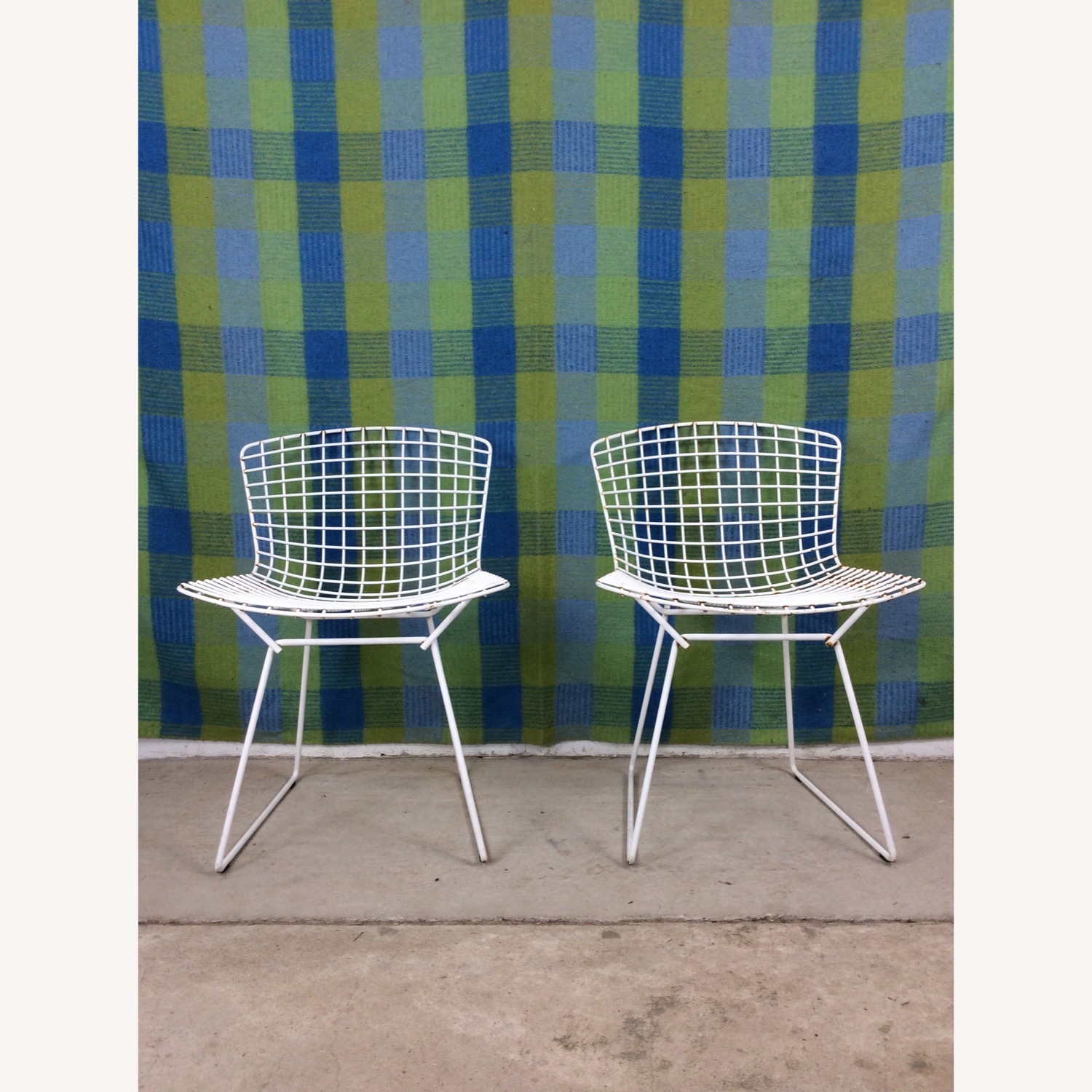 Set of 4 Metal Chairs by Harry Bertoia for Knoll - image-11