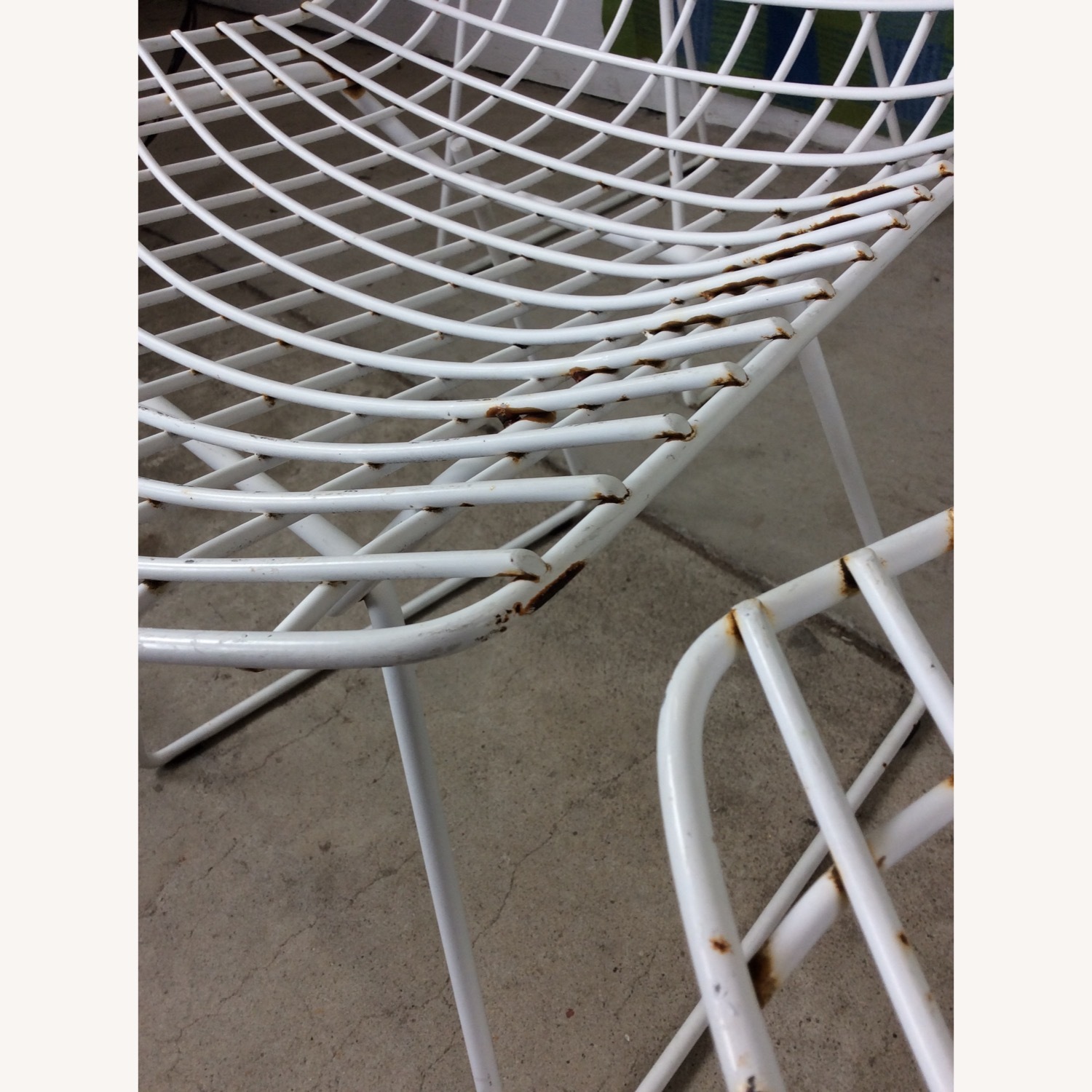 Set of 4 Metal Chairs by Harry Bertoia for Knoll - image-7