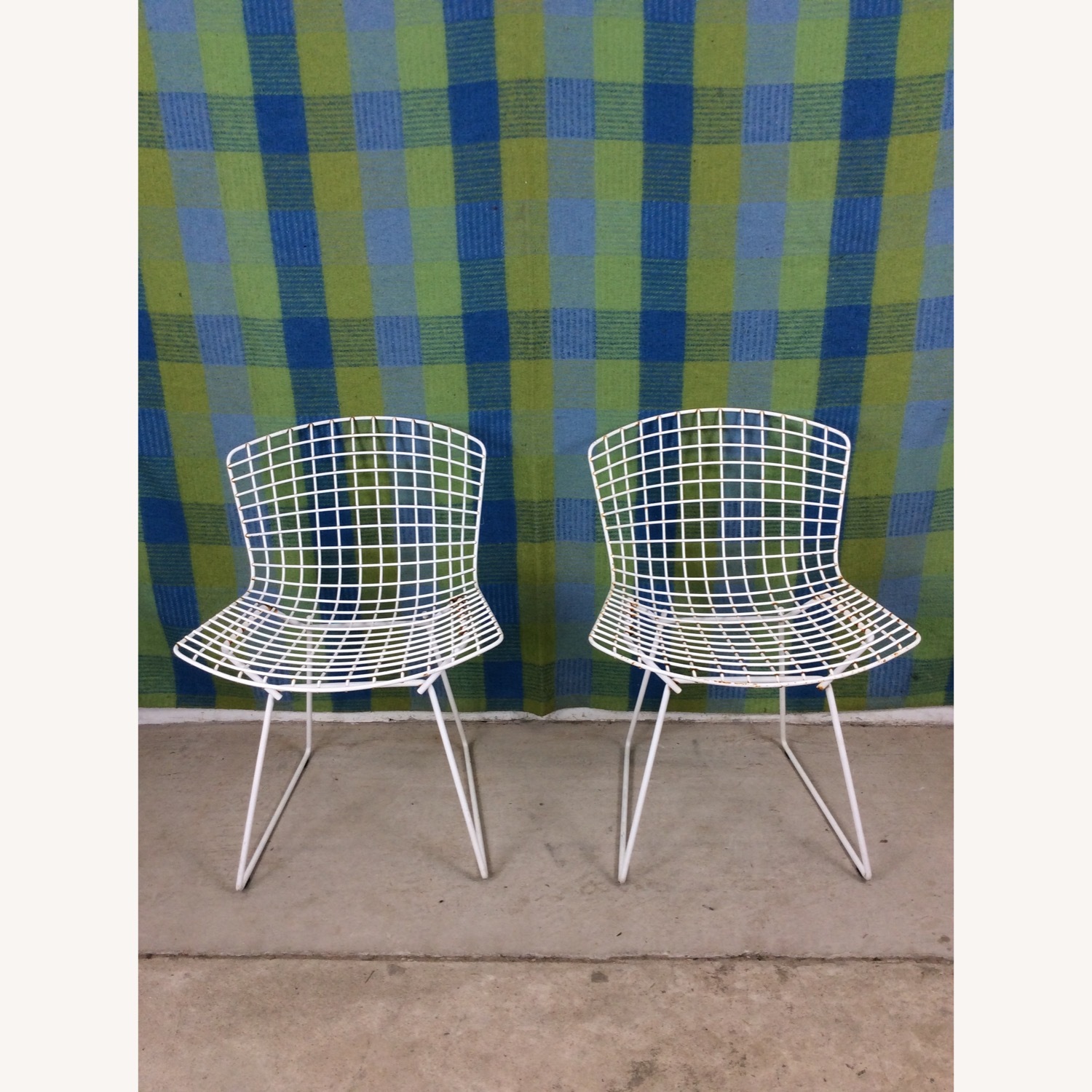 Set of 4 Metal Chairs by Harry Bertoia for Knoll - image-12