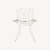 Vintage/Antique Finds White Metal Dining Chairs