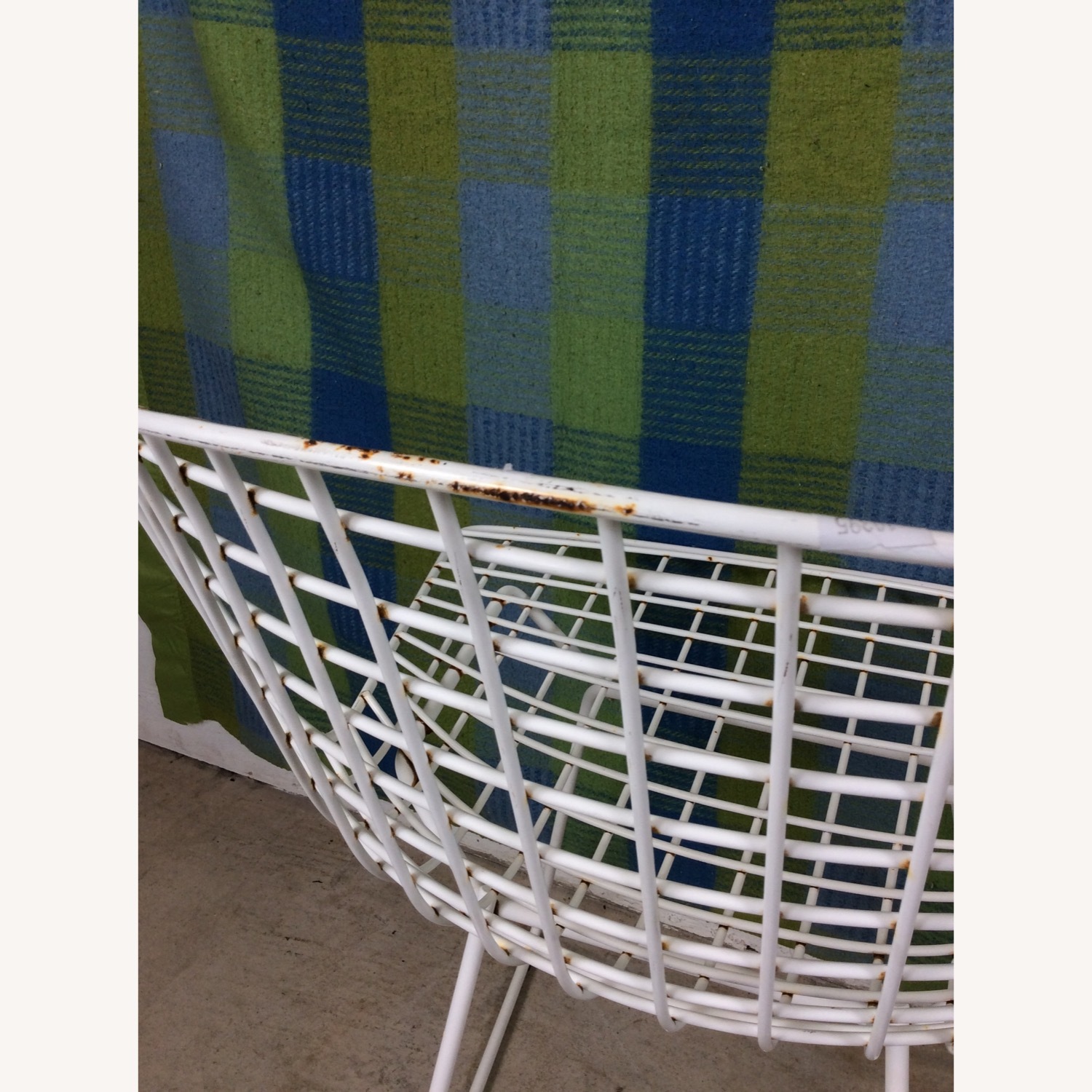 Vintage/Antique Finds White Metal Dining Chairs - image-22