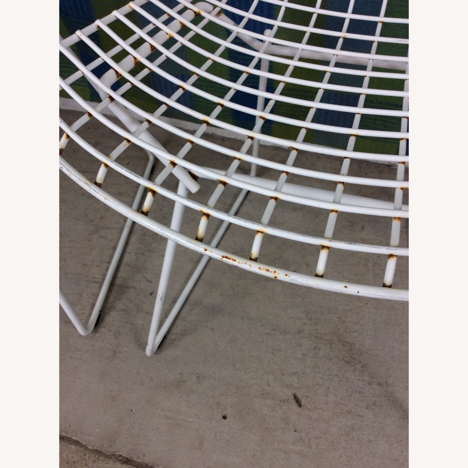 Vintage/Antique Finds White Metal Dining Chairs - image-13