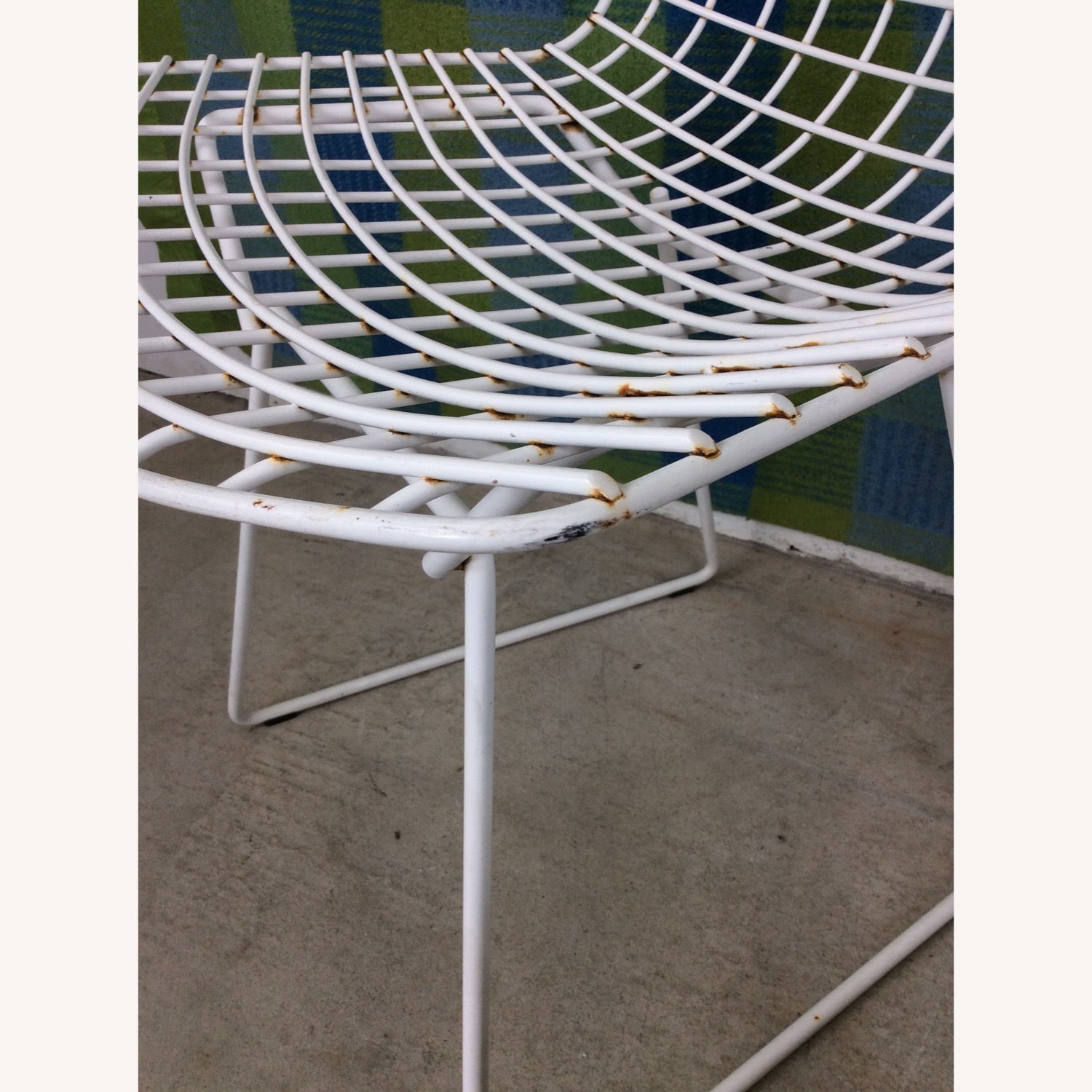 Vintage/Antique Finds White Metal Dining Chairs - image-17