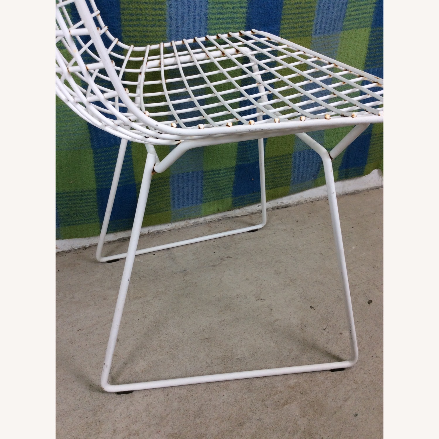 Vintage/Antique Finds White Metal Dining Chairs - image-20