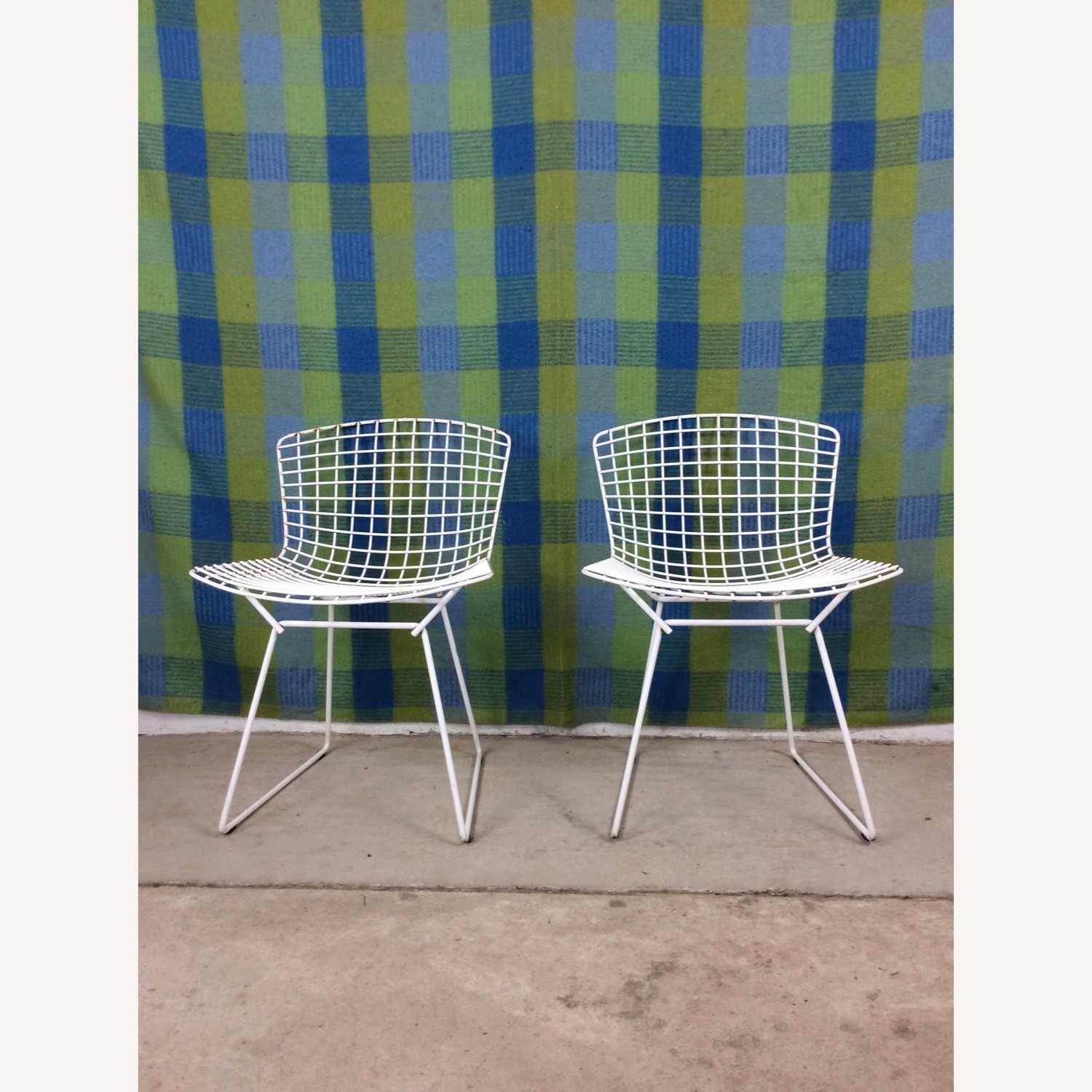 Vintage/Antique Finds White Metal Dining Chairs - image-15