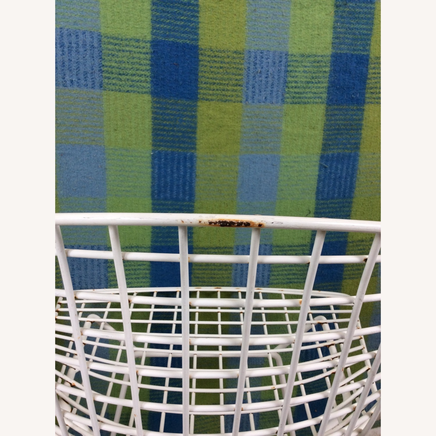 Vintage/Antique Finds White Metal Dining Chairs - image-23