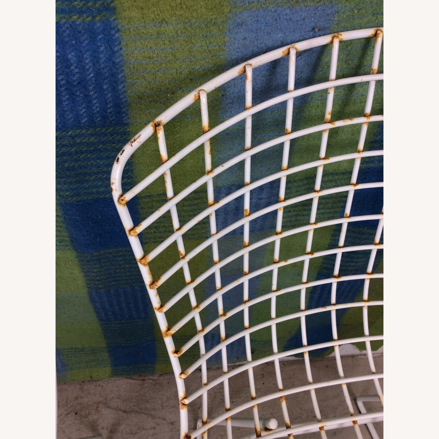 Vintage/Antique Finds White Metal Dining Chairs - image-8