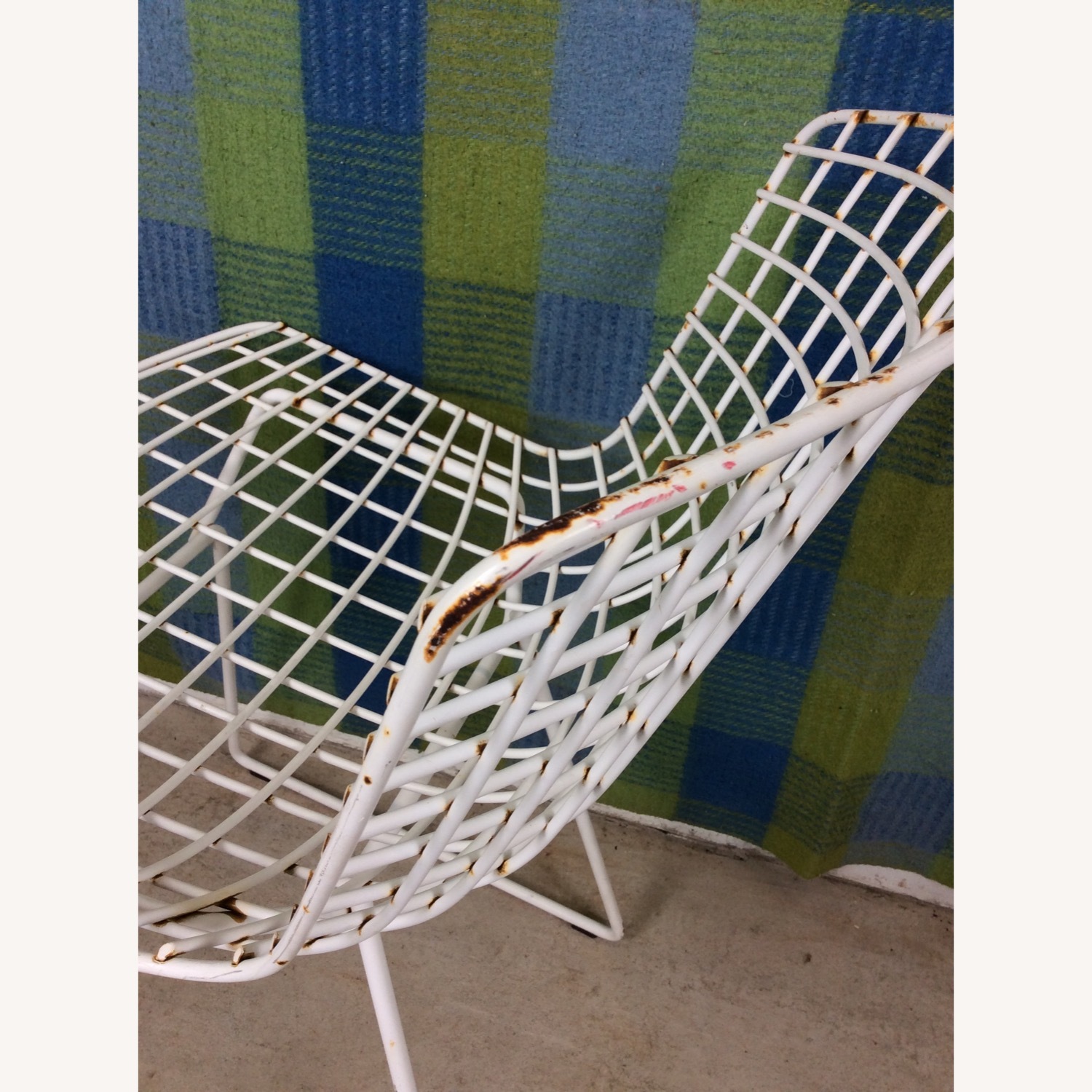 Vintage/Antique Finds White Metal Dining Chairs - image-19