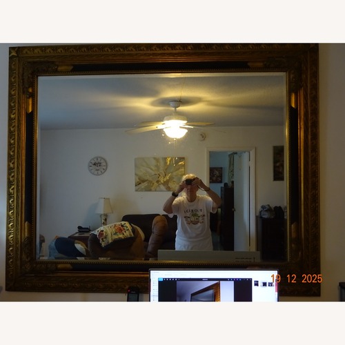 Used Vintage/Antique Finds Gold Wall Mirror for sale on AptDeco