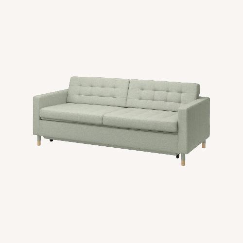 Used IKEA MORABO Green Fabric Sleeper Sofa for sale on AptDeco