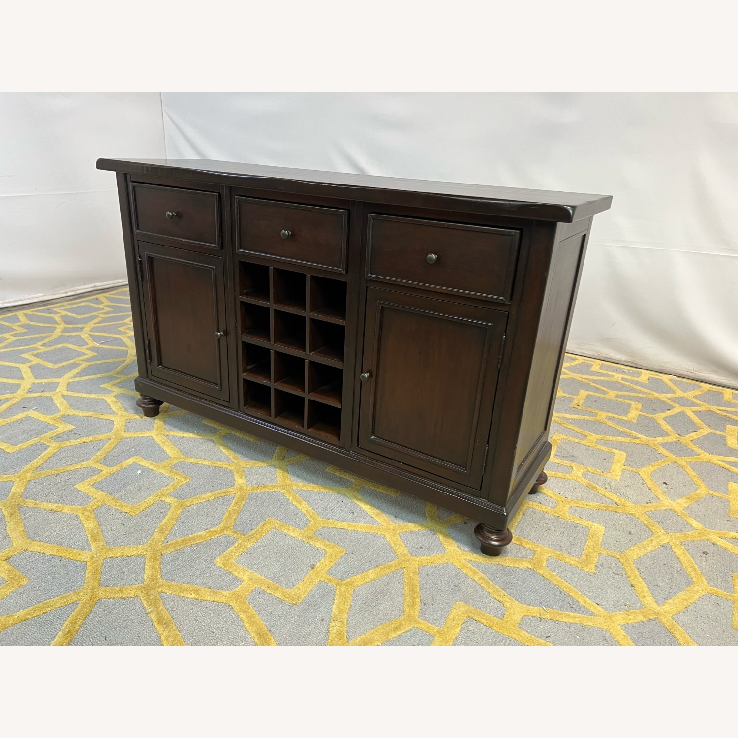 Pottery Barn Montego Modular Bar Buffet in Cherry - image-5