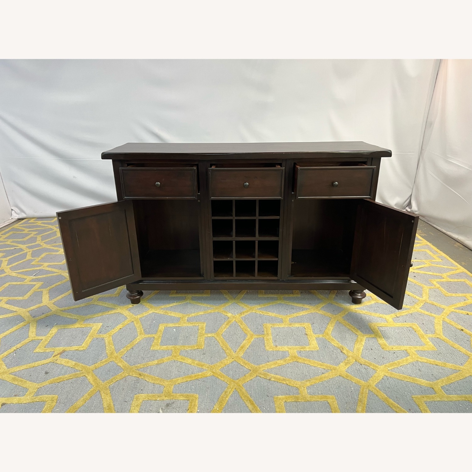 Pottery Barn Montego Modular Bar Buffet in Cherry - image-2