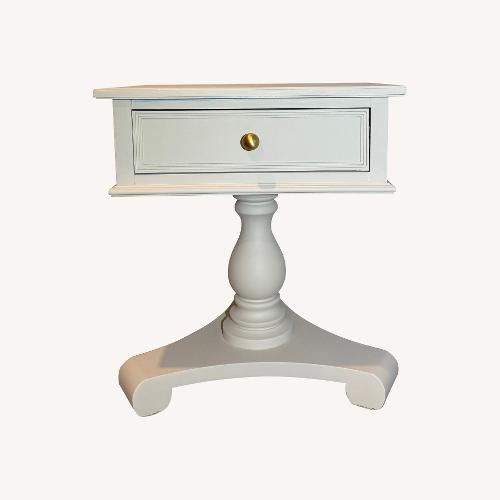 Used Light Gray Wood Side Tables for sale on AptDeco