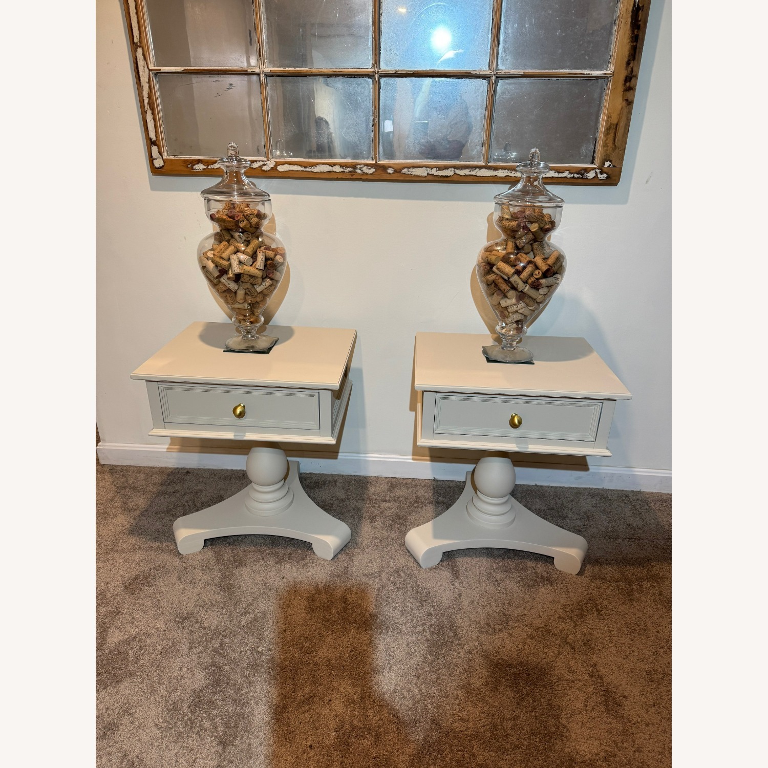 Light Gray Wood Side Tables - image-3
