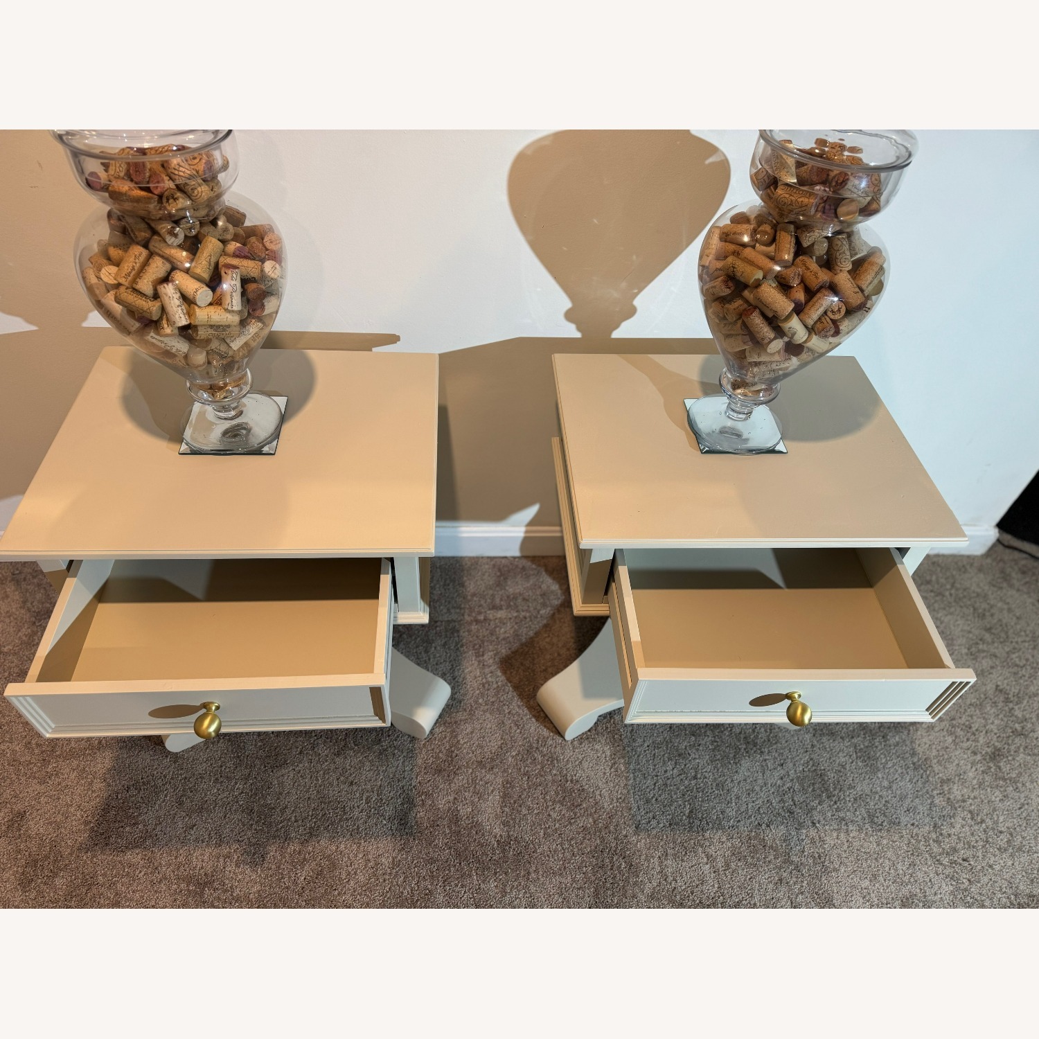 Light Gray Wood Side Tables - image-2
