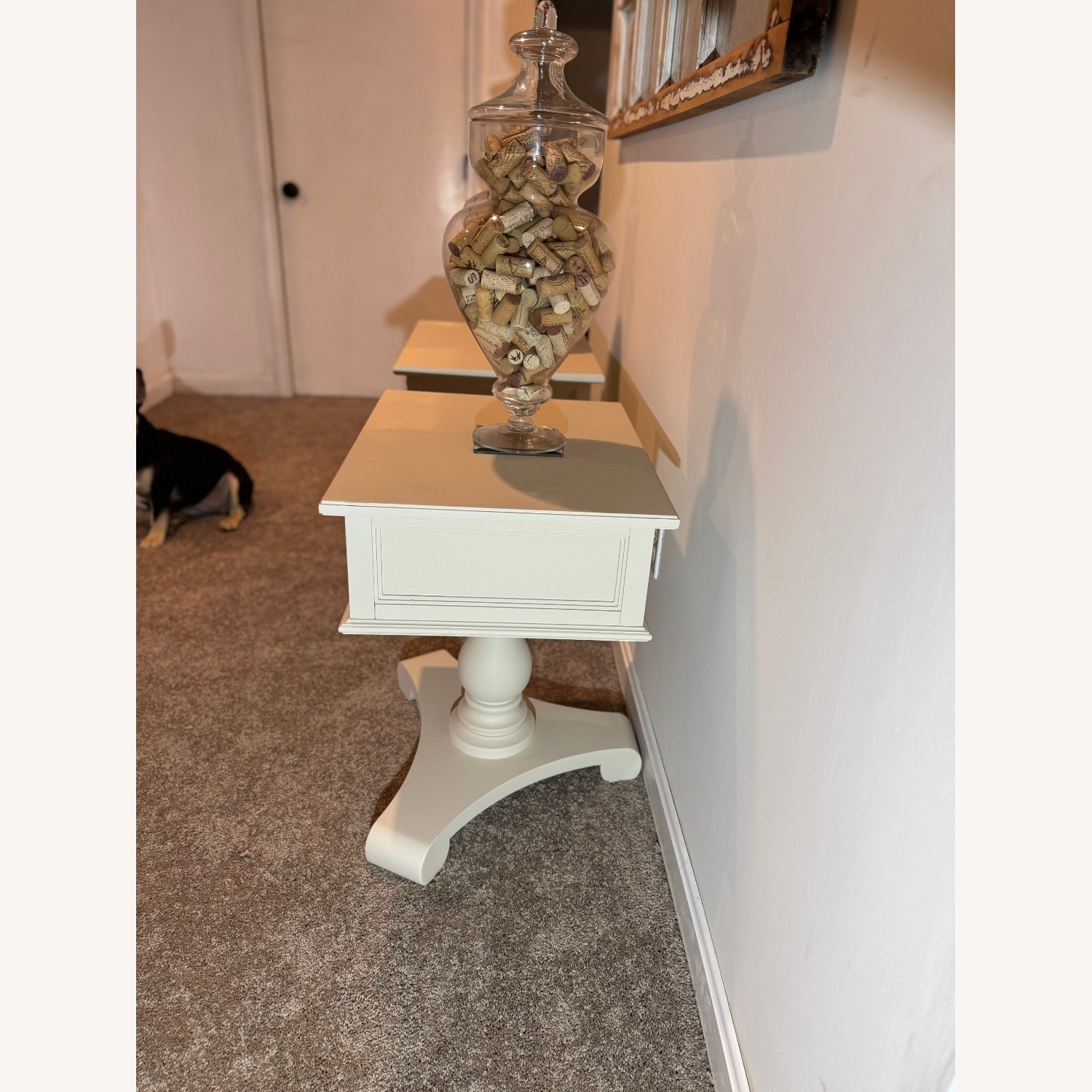 Light Gray Wood Side Tables - image-5