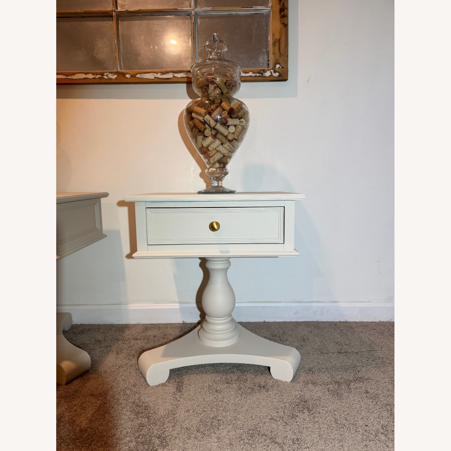 Light Gray Wood Side Tables - image-6