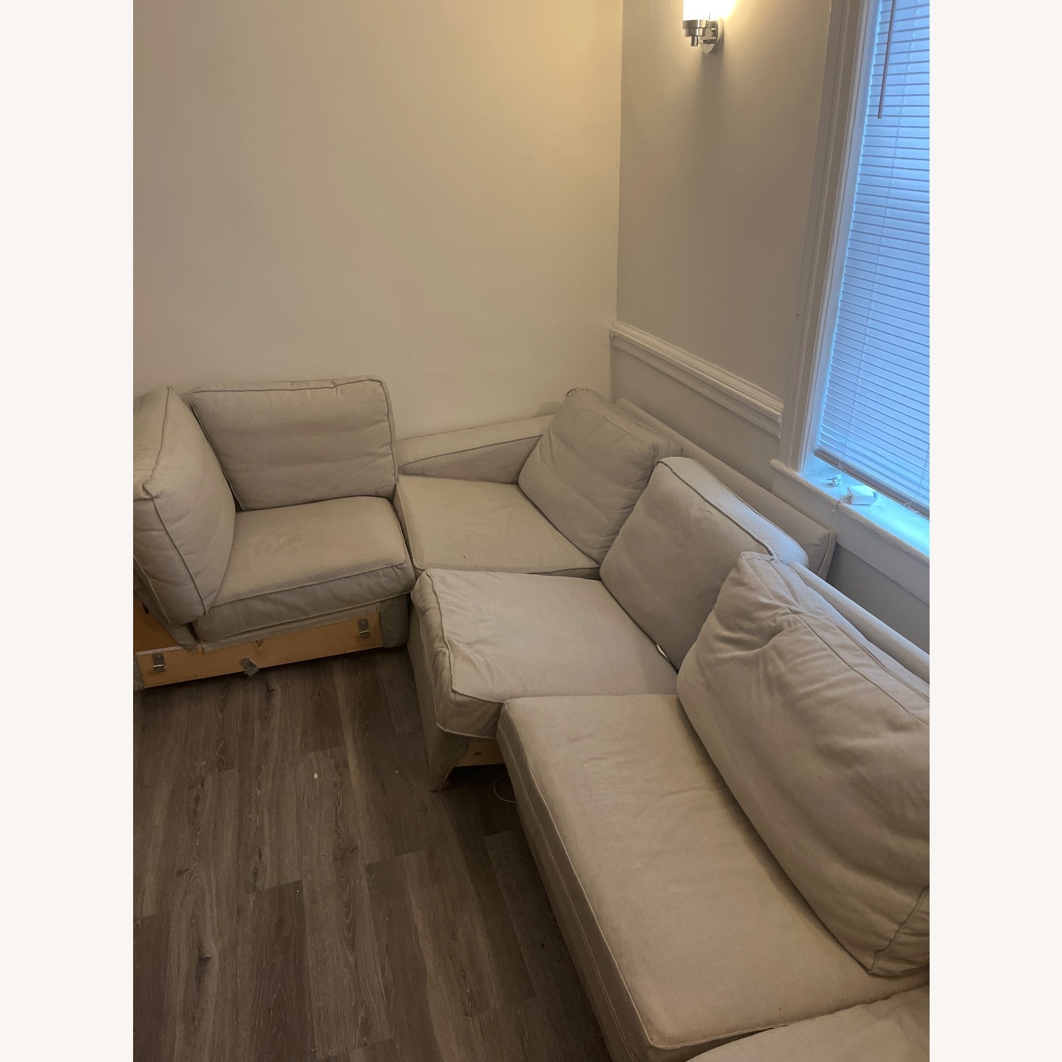 Light Gray 3+ Piece Sectional - image-2