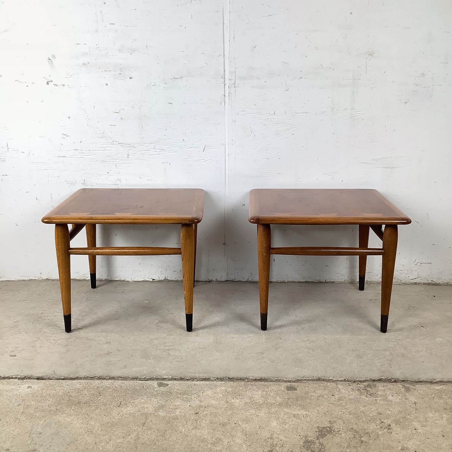 Pair of Mid-Century Lane Side Tables - image-1